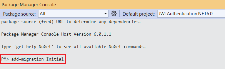 PackageManagerConsole